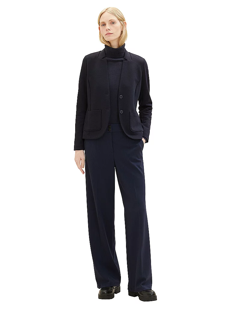 Tom Tailor Blazer 1038703 Ottoman Structure Sky Captain Blue XS Femme 3